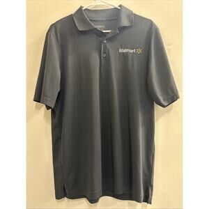 WALMART Associate Employee Uniform Polo Shirt Grey Size M